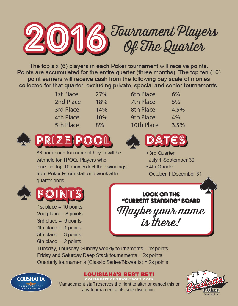 Poker Coushatta Casino Resort