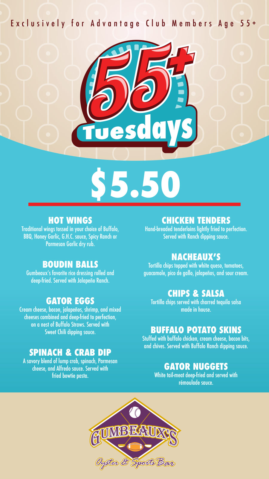 Gumbeaux's Oyster & Sports Bar Coushatta Casino Resort