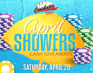 Poker April Showers Cash Giveaways