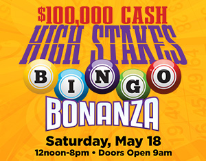$100,000 Cash High Stakes Bingo Bonanza