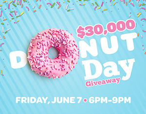 $30,000 Donut Day Giveaweay