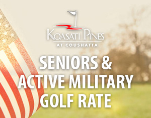 Seniors & Active Military Golf Rate