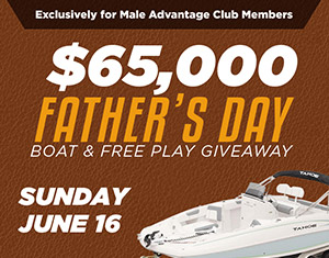 Father's Day Boat & Free Play Giveaway