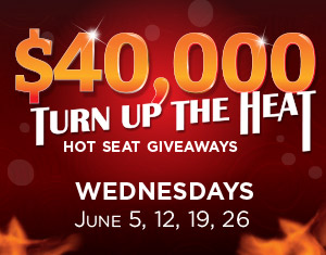 Turn Up the Heat HOT SEAT Giveaways