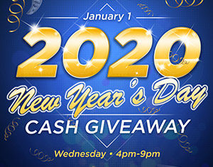 2020 New Year's Day Cash Giveaway