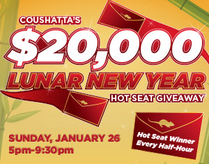 25th Anniversary $20,000 Lunar New Year Hot Seat Giveaway