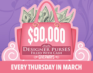 $90,000 Designer Purses Filled with Cash Giveaways