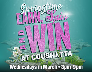Springtime Earn, Spin and Win
