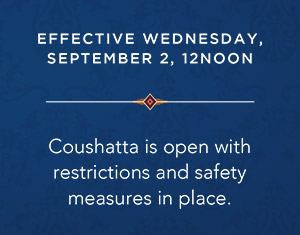 Coushatta Casino Resort is now open