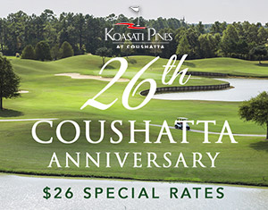 26th Anniversary Golf Special Rates