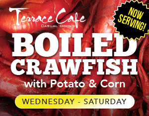 Crawfish Special at Terrace Cafe