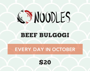 Beef Bulgogi at Noodles