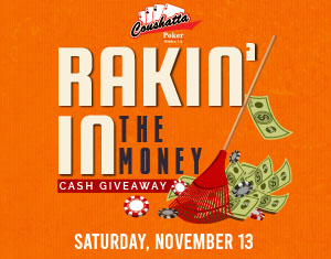 Poker Rakin' in the Money Cash Giveaway