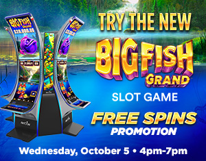 NEW! Big Fish Grand Slot Game Promotion