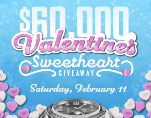 $60,000 Valentine’s Sweetheart Giveaway