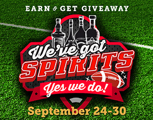We've Got Spirits, Yes We Do! Earn & Get Giveaway
