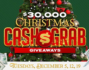 $30,000 Christmas Cash Grab Giveaways