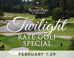 February Twilight Rate Golf Special