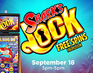 Shark's Lock Free Spins Promotion