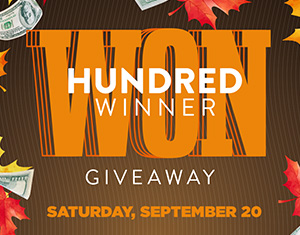Won Hundred Winner Giveaway