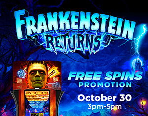 Frankenstein Returns Free Spins Promotion