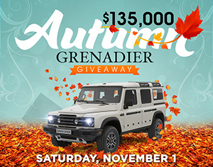 $135,000 Autumn Grenadier Giveaway