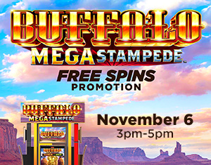 Buffalo Mega Stampede Free Spins Promotion