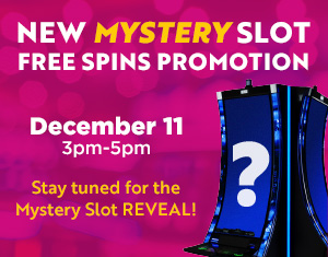 December Mystery Slot Free Spins Promotion