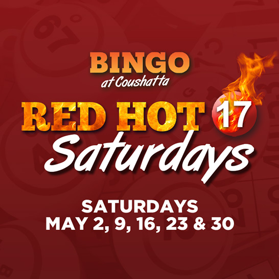 Bingo RED HOT 17 Saturdays