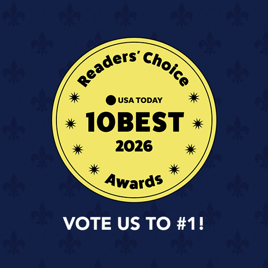 Vote Coushatta to #1 in USA Today’s 10Best Readers’ Choice 2026!