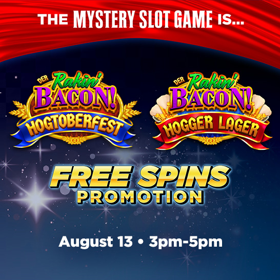 August Mystery Slot Free Spins Promotion