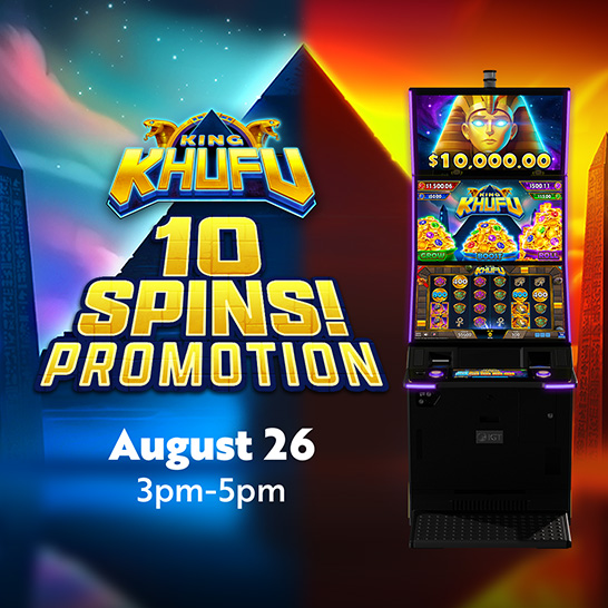 King Khufu 10 Spins! Promotion