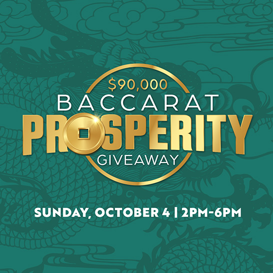 $90,000 Baccarat Prosperity Giveaway