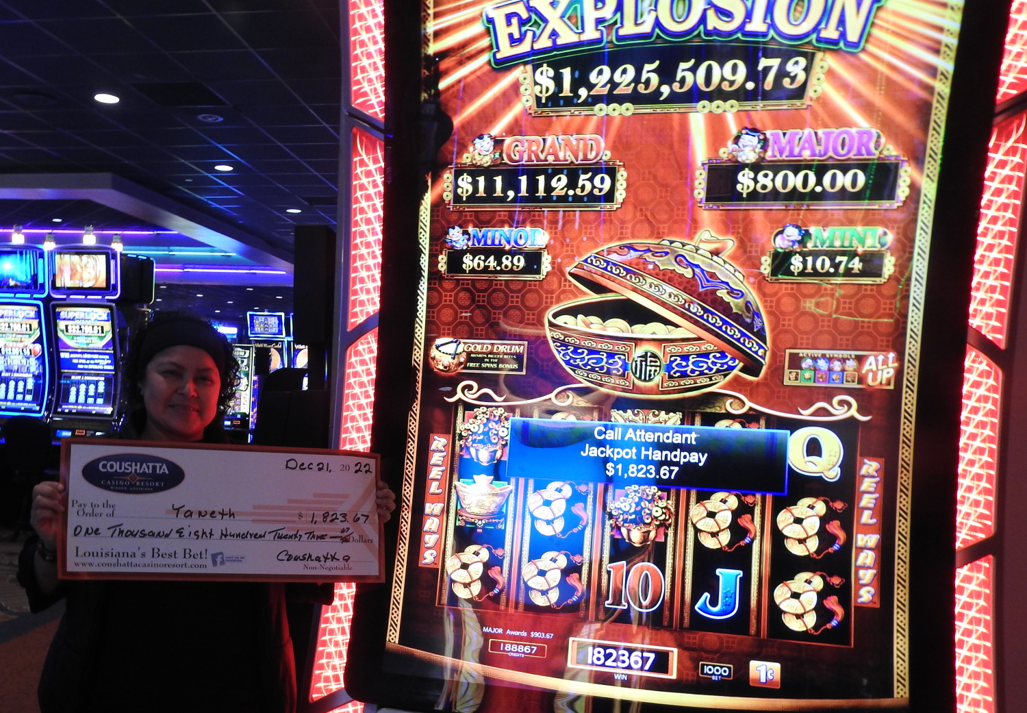 Past Winners December, 2022 Page 5 Coushatta Casino Resort